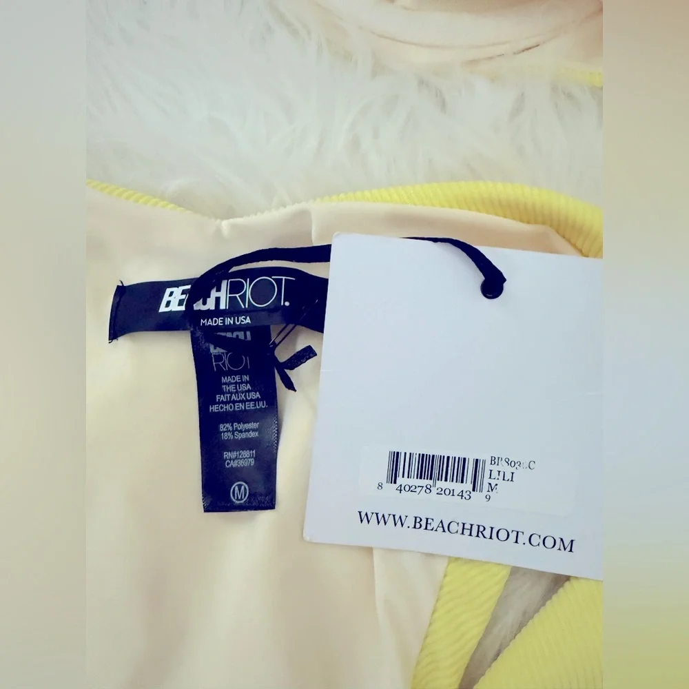 Beach Riot Yellow Bikini - Picture 3 of 5